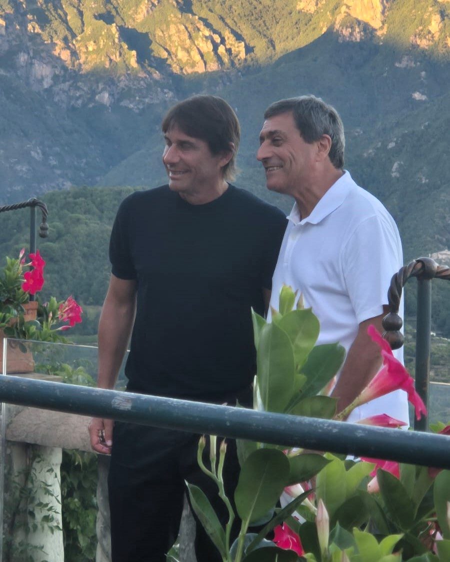 Conte in vacanza a Ravello